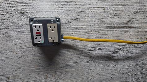 electrical box for unfinished basement|nec basement outlet box.